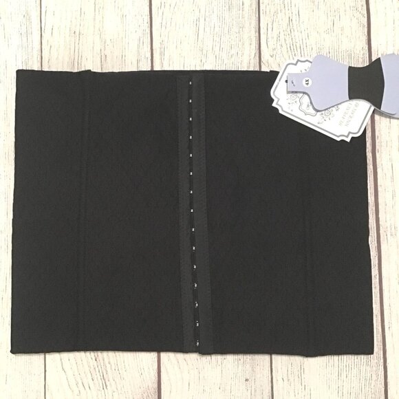 Heavenly Secrets Waist Cincher Womens Shapewear Sz 4X Black Belly Compression - Picture 1 of 7